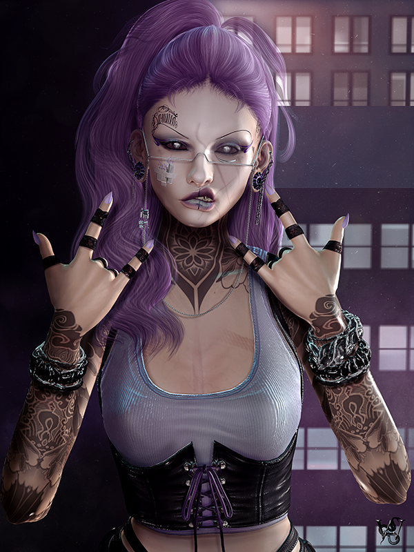 Second Life Marketplace - Messy. Tattoo Choker